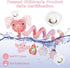 Baby Toys 0-6 Months, Spiral Plush Car Seat Toys for Crib, Sensory Squeaker Teether Rattles, Ideal Gifts for 0-12 Months