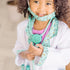 Set (8-Pc) 3+ Melissa & Doug Doctor Costume, Pretend Play Dress Up Stethoscope, Coat & Accessories, Role Play Toys