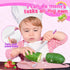 Windidi Set 3 4 5 6 7 8 9 10 Set, Kids Kitchen Knife for Real Cooking & Basket,Montessori Toys for Year Old Girls