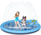 BoucyBudy 67" Dog Splash Pad, Heavy Duty Non-Slip Sprinkler Play Mat, Summer Outdoor