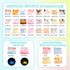 NBBRDDN (3 Square Cat Series Blind Box Figures per Box) Random Design Action Figure Cute Animal Blind Bag Collectible