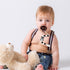 9tilight 4Pcs Silicone Pacifier Clip for Babies Infant Animal Teething Panda Dinosaur Elephant Raccoon Soothie Toy