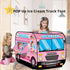 2-3 3+,Kid Pop Up Tent Kids:Ice Cream Truck Tent,Pop Up for Kids,Kids Play Without Installation,Suitable