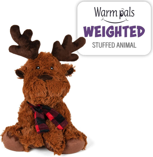 Warm Pals Rory Reindeer 1.5lbs Cozy Microwavable Lavender Scented Heated Plush Toy Bedtime Comfort Plushie