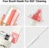 10 1 Set Aynmer Baby Bottle Brush, in Travel Baby Bottle Cleaner Brush with Silicone Brush, Nipple Brush, Straw Brush