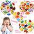 150 Pack Pencil Erasers, Animal Puzzle Erasers, 3D Mini Food, Vegetable, Sport, and Fruit for Kids