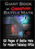 Loke Giant Book of Cyberpunk Battle Mats - Red