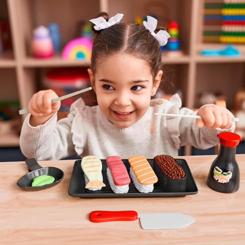 Lollipop Sushi Play Set for Kids, Interactive Toy Sushi with Vibrant Designs, Pretend Play Food Set for Fun