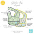 3-9 2-pk Bumkins Bibs, for Baby Girl or Boy, Infant Months, Essential Must Have for Eating, Feeding, Baby Led Weaning
