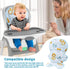 Runhike High Chair Cover Replacement Compatible with Ingenuity Soft Cushion with Anti-Slip Pad and Protecting Water