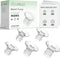 Dwelio Flange Sizing Kit with 5PCS Silicone Flange Inserts 13/15/17/19/21mm, Flange Insert for