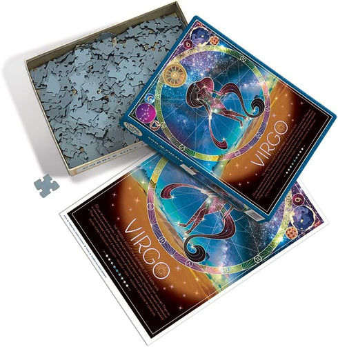 Cobble Hill 500 Piece Zodiac Puzzle - Virgo - Sample Poster Included