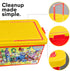 Liberty Imports Big Building Blocks, 166 Pieces with Storage Organizer Box, Educational Learning Toy Set for Toddlers