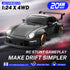 ACAMMZAR 1:24 20KM/H 4WD RC Drift Car, Remote Control Car for Kids, High Speed RC Cars with Lights, Extra Racing Tires