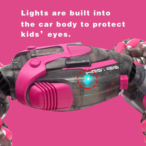 RECO TOYS 6 7 8 9 10 11 12 13 4WD Gesture Sensing RC Stunt Car Remote Control Toys for Kids Age Year Old for Boys Girls