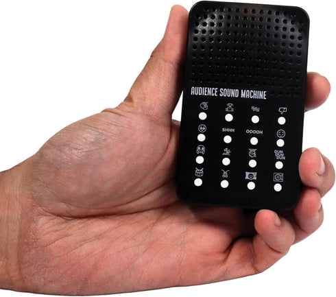 16 16 Audience Sound Machine with Cheers, Boos, Applause, Cheering, Cricket Noises, Rim Shot, Record Scratch - Portable