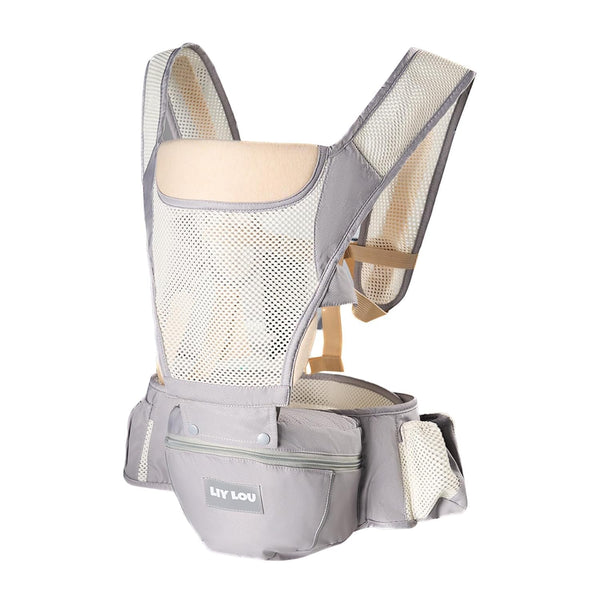 Baby Carrier, Newborn to Toddler(25-60 lbs), Adjustable Detachable 6-in-1 Ergonomic Toddler Carrier,