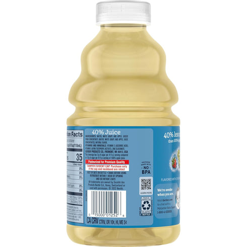 Gerber Water & Fruit Toddler Juice Blend - Strawberry Kiwi, 32 Ounce Bottles (Pack of 6)