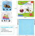 80 Words Self-Correcting Spelling Puzzles, Double-Sided Three and Four Letter Words for Preschool Learning