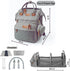 Backpack Backpack, Baby Diaper Bag with Changing Station, Waterproof Diaper Bag for Mom/Dad, Baby Shower Gifts, w/USB