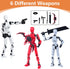 Rolling Art Set,(Assembly 13 Packaging, Magnetic Action Figure Completed) Model Action Figure Multi-Jointed