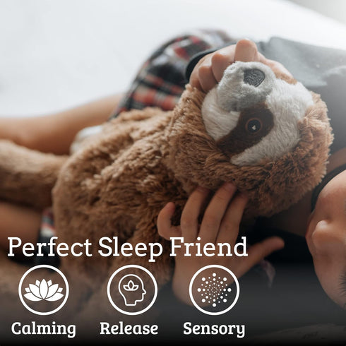 Plush Weighted Stuffed Animals - Microwavable Heating Pads for Cramps, Soothing Comfort, 3.5lb