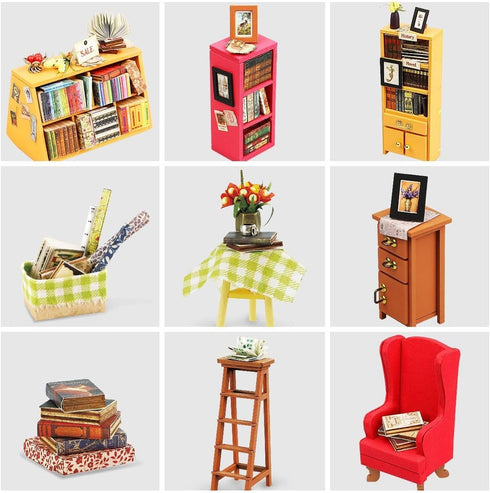 1:20 Rolife Miniature House Kits-Tiny House Kit-DIY Miniature Dollhouse Kits for Adults-Model Building Craft