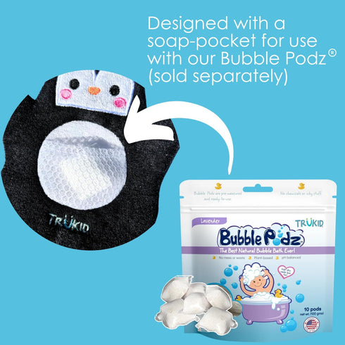 Mommy Set 2 TruKid BubbleGlove, Bath Wash Gloves-Sponge - Hand Puppet for Kids & Toddler, Bath Sponge & Baby Washcloth