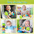 CAHILON 0-6 6-12 Tummy 3 6 9 12 18 Baby Sensory Toys Months, Musical Plush Animal Stuffed Caterpillar with Crinkle