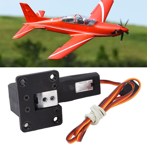 Oumefar Electric Retractable Landing Gear for 1.1M RC Plane, Durable Safe Accessories for Fixed Wing Aircraft