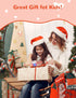 Amazmic Wireless Karaoke Microphone for Adults, Bluetooth Handheld Singing Machine with LED Lights, Gift for Kids