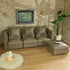 Set 1/12 iLAND Dollhouse Furniture Miniature Sectional Couch for Doll House Dcor Fit Scale Accessories, Modern Gray