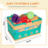 Funpynani 80pcs Set Playset Pretend Play Kitchen for Toddlers, Kids Cookware