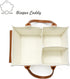 Baby Diaper Caddy Organizer - Storage Bin for Car and Nursery, Diaper Organizer for Changing Table