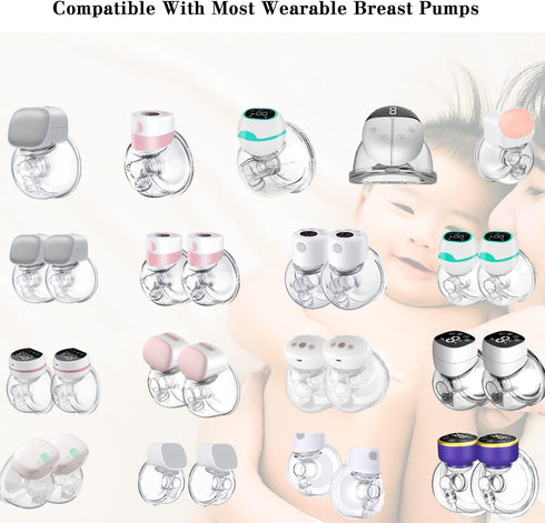 S12/S9,Kmaier S12 Diaphragm,24mm Wearable Breast Pump Milk Collector Cup Accessories,Compatible with TSRETE Wearable