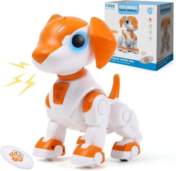 IQKidz Remote Control Robot Toys Dog for Kids Age 3-8, RC Smart