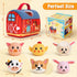 6-12 6 Baby Toys Months - Soft Barn with Stuffed Farm Animals Toy, Montessori Toys for Months Infant Boys Girls Sensory