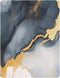 Qilmy Gold and Black Marble Fitted Crib Sheet for Girls and Boys, Soft