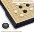 19x19 Go Board Game Set with Large Folding Travel Board (11.3-Inch) and Magnetic Plastic Stones
