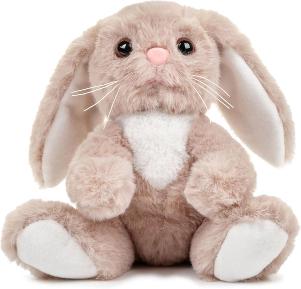 Bearington Boomer Easter Bunny Stuffed Animal - 10.5" Premium Soft Plush Easter