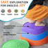 6 Pcs Stepping Stones for Kids - Toddler Sensory Balance Stones for Indoor & Outdoor Obstacle Course, Ages 3-8+