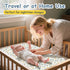 31.5" 21.5" Baby Diaper Changing Pad x Extra Large Waterproof Absorbent Portable Changing Mat, Reusable Changing Pad