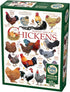 Cobble Hill 1000 Piece Puzzle - Chicken Quotes - Includes Sample Poster