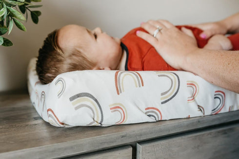 Kona Copper Pearl Premium Knit Diaper Changing Pad Cover - Soft & Stylish