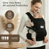 7-30lbs, MISSWISDOM Baby Carrier Newborn to Toddler, Easy Adjustable Toddler Carrier for Baby Holder Wrap Carrier