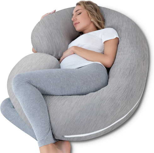 INSEN Cooling Pregnancy Pillow, Maternity Pillow for Pregnant Women, C Shaped for