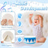Kids Drum Set, 8 Inch Wooden Drum Toys, Educational Baby Drum with Adjustable Strap and 2 Drumsticks, Sensory Musical