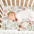 Mushroom Twig Fitted Crib Sheet, Soft Breathable for Girls and Boys, Standard Crib & Toddler Bed Mattress 27" x 39"