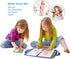 Jenilily Water Doodle Mat, Portable Travel Drawing Bag Mat with Pen Educational Painting Toy for Kids