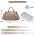 Fwkekye Diaper Bag Tote, Crossbody Large Travel Baby Bag for boys & Girls with Changing Pad & Pacifier Case, Brown